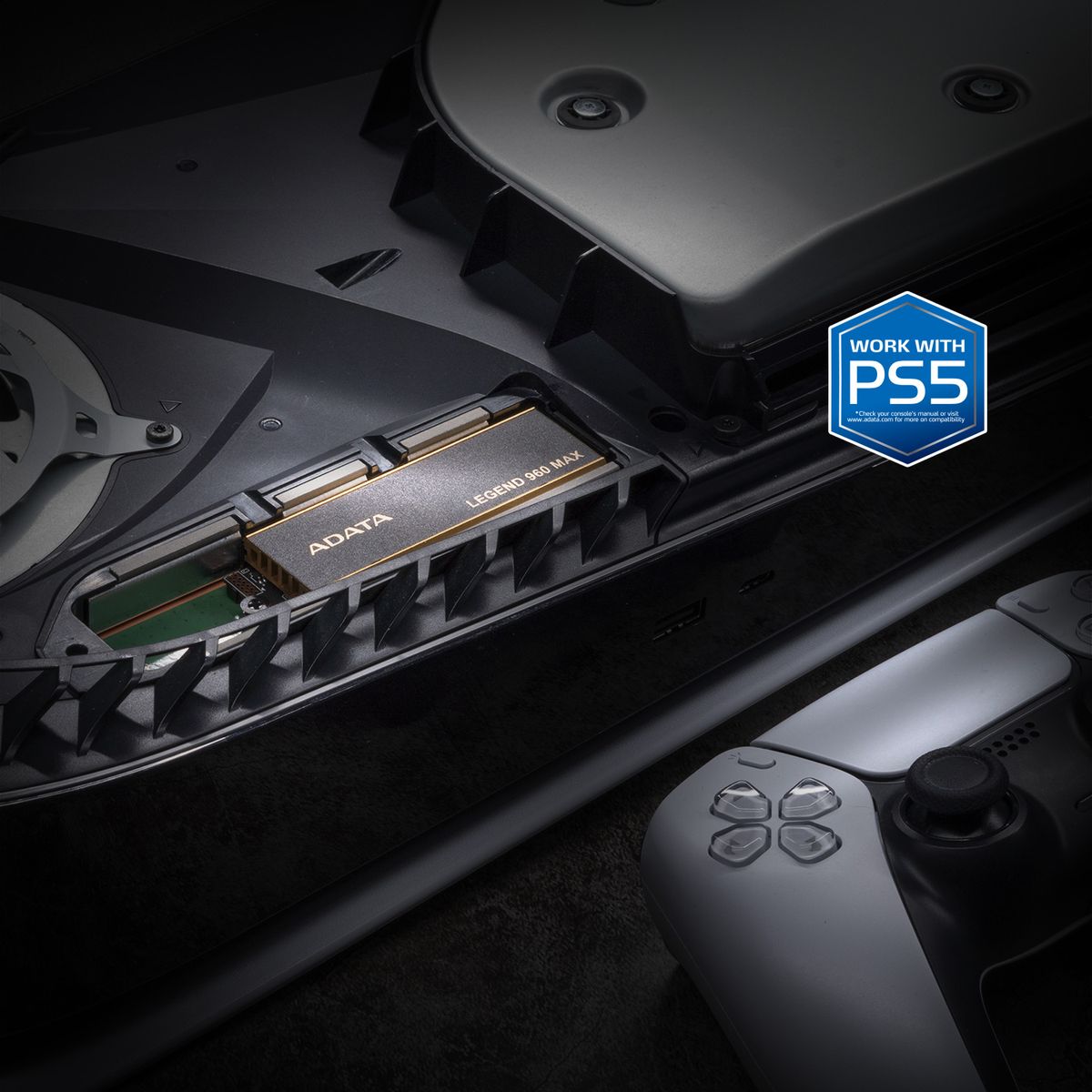 ADATA Legend 960 Max PCIe Gen4 x4 M.2 2280 with 7.35mm Heat Sink Solid State Drive | 2TB