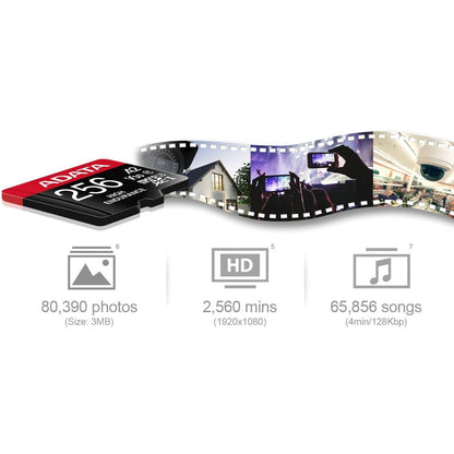 ADATA Memory Card SD 6.0 with Adapter - 64GB - microSDXC/SDHC UHS-I - AUSDX64GUI3V30SHA2-RA1 - Memory Cards - alnabaa.com - النبع