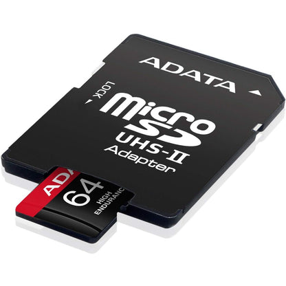 ADATA Memory Card SD 6.0 with Adapter - 64GB - microSDXC/SDHC UHS-I - AUSDX64GUI3V30SHA2-RA1 - Memory Cards - alnabaa.com - النبع