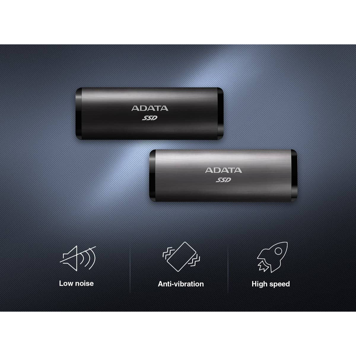 ADATA SE760 USB 3.2 Gen 2 External Solid State Drive - ASE760-512GU32G2-CTI - External SSD - alnabaa.com - النبع