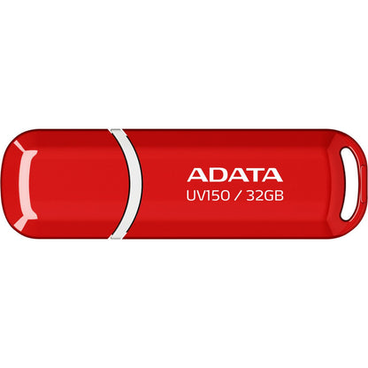 ADATA UV150 USB 3.2 Snap-on Cap Flash Drive - AUV150-32G-RRD - USB Flash Drives - alnabaa.com - النبع