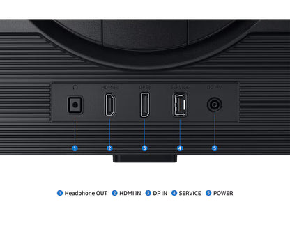 Samsung Odyssey  G6 G60F 27″ QHD 350Hz Gaming Monitor – 1 ms, G-SYNC Compatible, HDR True