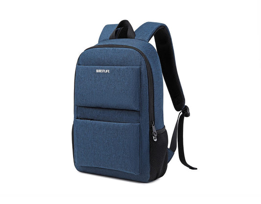 BESTLIFE Vega Backpack | 14.1" Laptop | Water-Repellent | Ergonomic Straps | Breathable Mesh | Front & Side Pockets