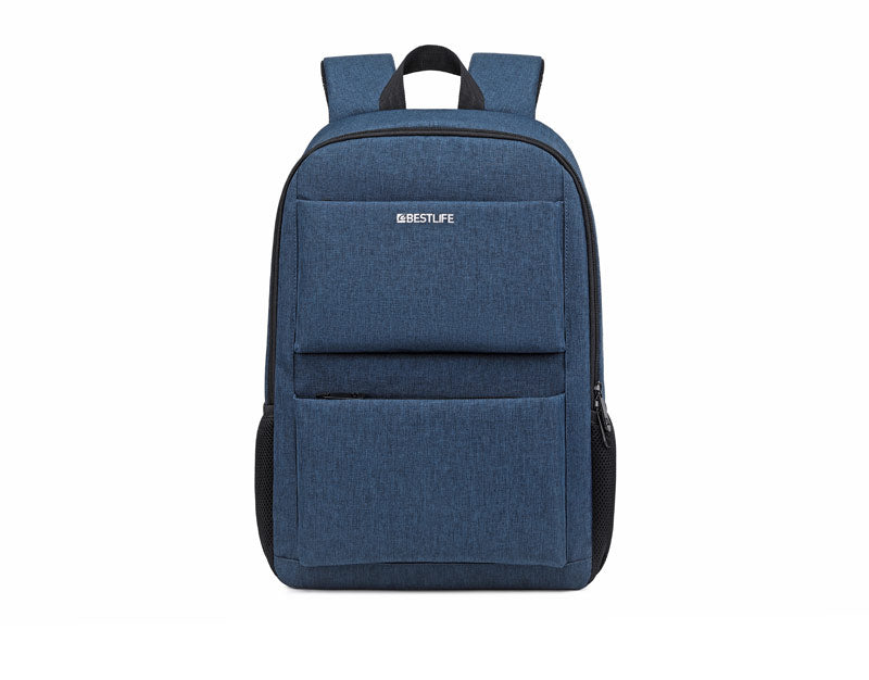 BESTLIFE Vega Backpack | 14.1" Laptop | Water-Repellent | Ergonomic Straps | Breathable Mesh | Front & Side Pockets