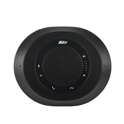 AVer FONE540 USB & Bluetooth Conference Speakerphone | Daisy-Chainable | 360° Mic Pickup | Noise Suppression | 3-Way Calling | Web UI Control