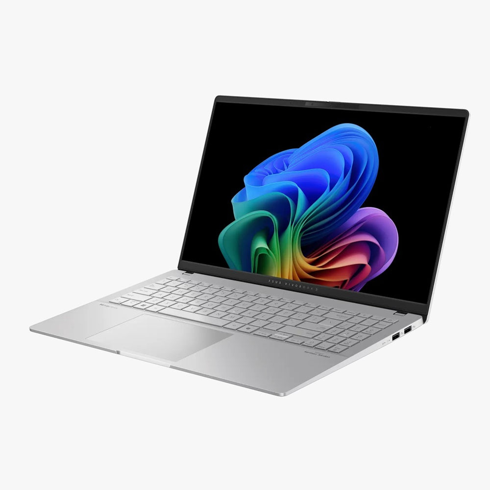 Asus Vivobook S 15 K5507QA-MA048W | Snapdragon X Plus | RAM 16GB | 1TB SSD | Qualcomm Adreno | 15.6 3K OLED 120Hz | Cool Silver