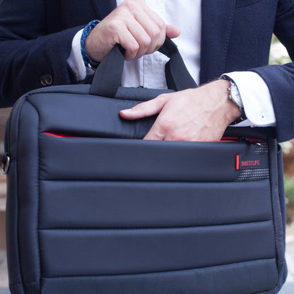 Bestlife 15.6" Laptop Messenger Bag | Black