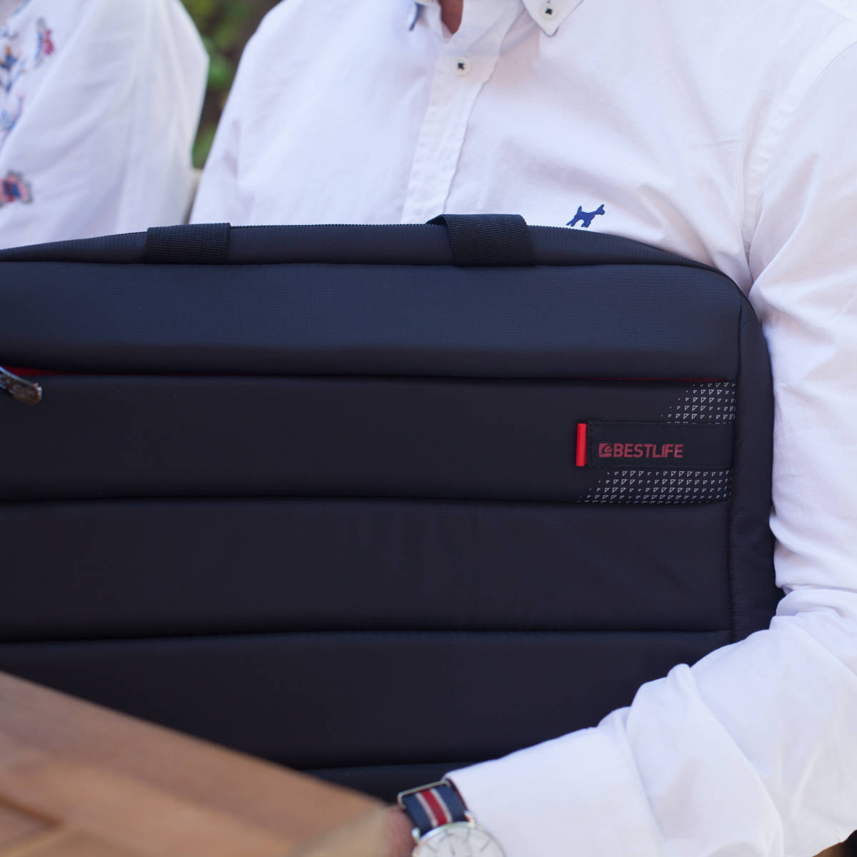 Bestlife 15.6" Laptop Messenger Bag | Black