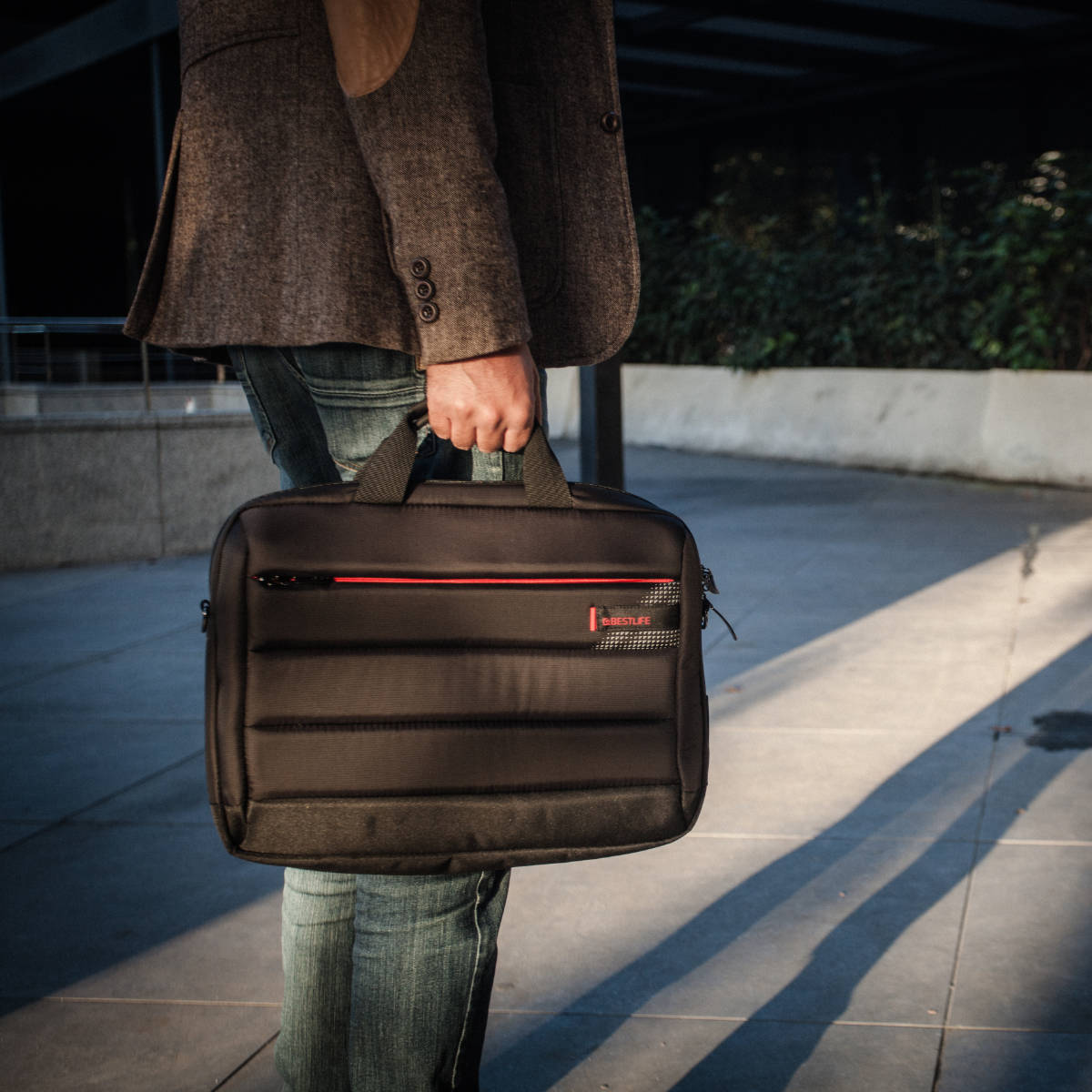 Bestlife 15.6" Laptop Messenger Bag | Black