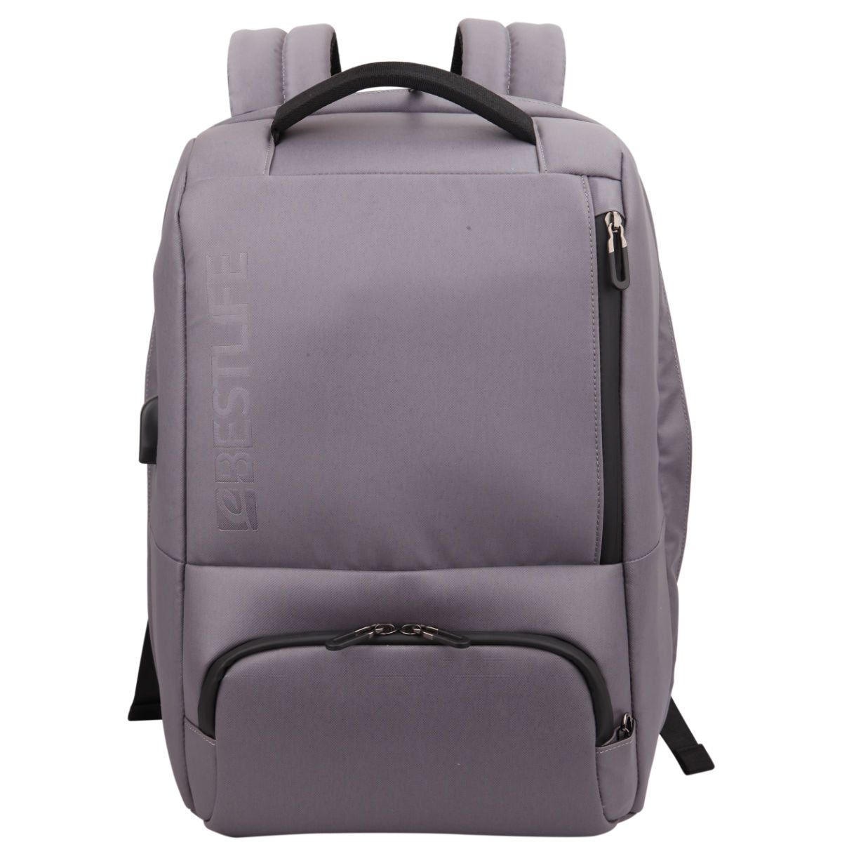 BESTLIFE Neoton Travelsafe Backpack | 15.6″ Laptop | USB Charging | 180° Opening | Anti-Theft Design | Waterproof Zippers