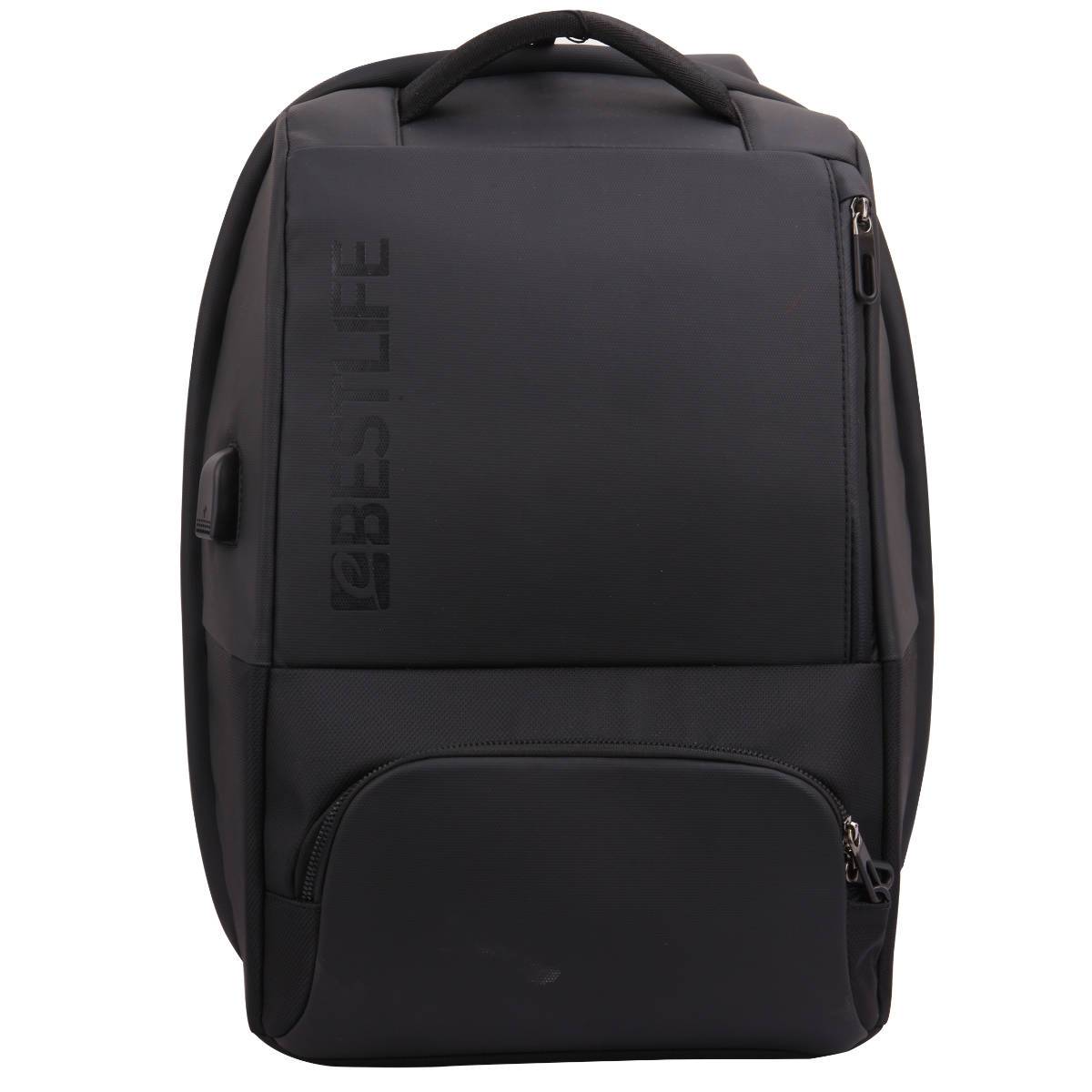 BESTLIFE Neoton Travelsafe Backpack | 15.6″ Laptop | USB Charging | 180° Opening | Anti-Theft Design | Waterproof Zippers