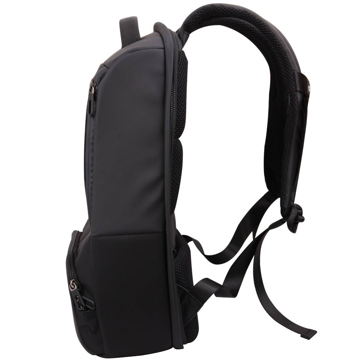 BESTLIFE Neoton Travelsafe Backpack | 15.6″ Laptop | USB Charging | 180° Opening | Anti-Theft Design | Waterproof Zippers