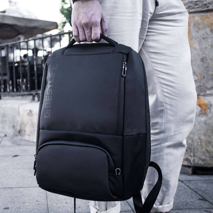 BESTLIFE Neoton Travelsafe Backpack | 15.6″ Laptop | USB Charging | 180° Opening | Anti-Theft Design | Waterproof Zippers