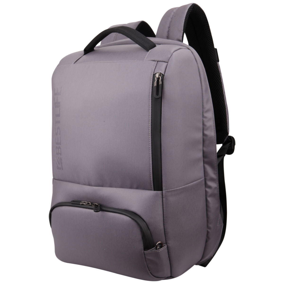 BESTLIFE Neoton Travelsafe Backpack | 15.6″ Laptop | USB Charging | 180° Opening | Anti-Theft Design | Waterproof Zippers