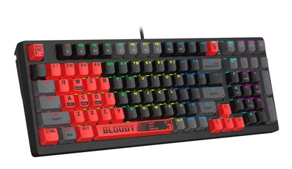 Bloody S98 RGB Mechanical Switch Gaming Keyboard BLMS Red Switch Sports Red