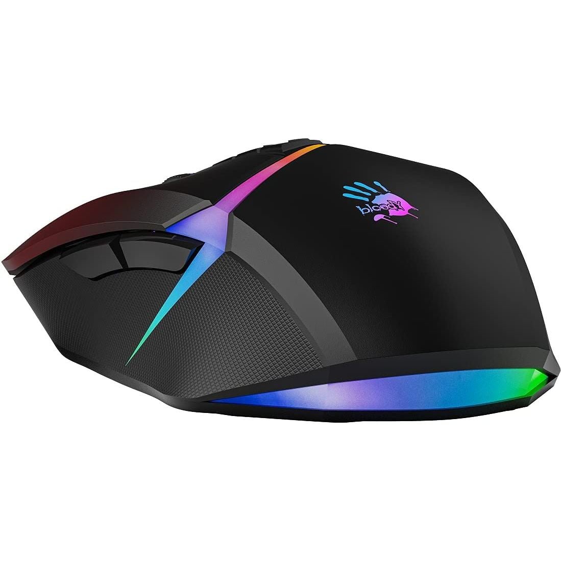 Bloody W60 Max RGB Optical Gaming Mouse - 10000 CPI - W60Max-Red - Mice - alnabaa.com - النبع