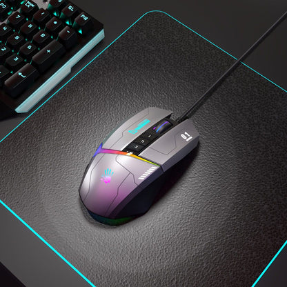 Bloody W60 Max RGB Optical Gaming Mouse - 10000 CPI - W60Max-Grey - Mice - alnabaa.com - النبع