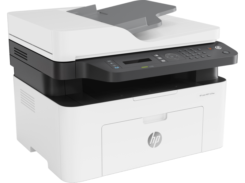 HP Laser MFP 137fnw All-in-One Printer – Print, Scan, Copy, Fax, 21 ppm, 1200×1200 dpi, 40-Sheet ADF, Wi-Fi, Ethernet, Mobile Printing (Black & White)