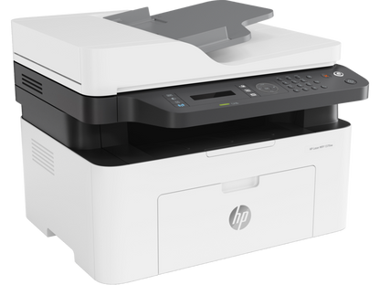 HP Laser MFP 137fnw All-in-One Printer – Print, Scan, Copy, Fax, 21 ppm, 1200×1200 dpi, 40-Sheet ADF, Wi-Fi, Ethernet, Mobile Printing (Black & White)