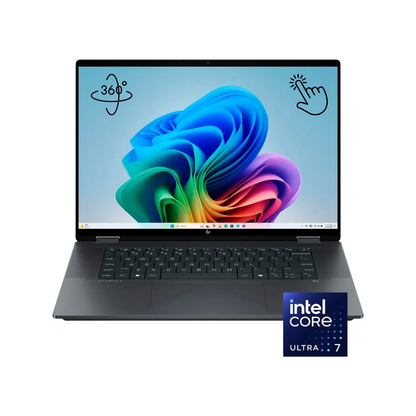 HP OmniBook X Flip 16-AS0023DX | Intel Core Ultra 7-256V | RAM 16GB | SSD 1TB | Intel Arc 140V | 16.0 Inch IPS WUXGA FHD+ Touch | Eclipse Gray
