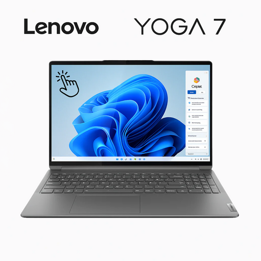 Lenovo Yoga 7 2-in-1 16IML9 | (02US) | Intel Core Ultra 7-155U | RAM 16GB | SSD 1TB | Intel Graphics | 16 Inch " WUXGA IPS 60Hz X360 Touch | Storm Grey
