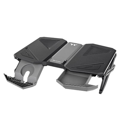 Thermaltake “Massive Air” Notebook Stand | Adjustable (15° | 45°) | MagSafe Phone Holder | Drawer | Supports Up to 10 kg | 409×301×43 mm