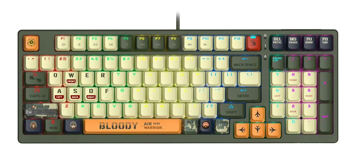 Bloody S98 Aviator RGB MECHANICAL KEYBOARD ( En / Ar )