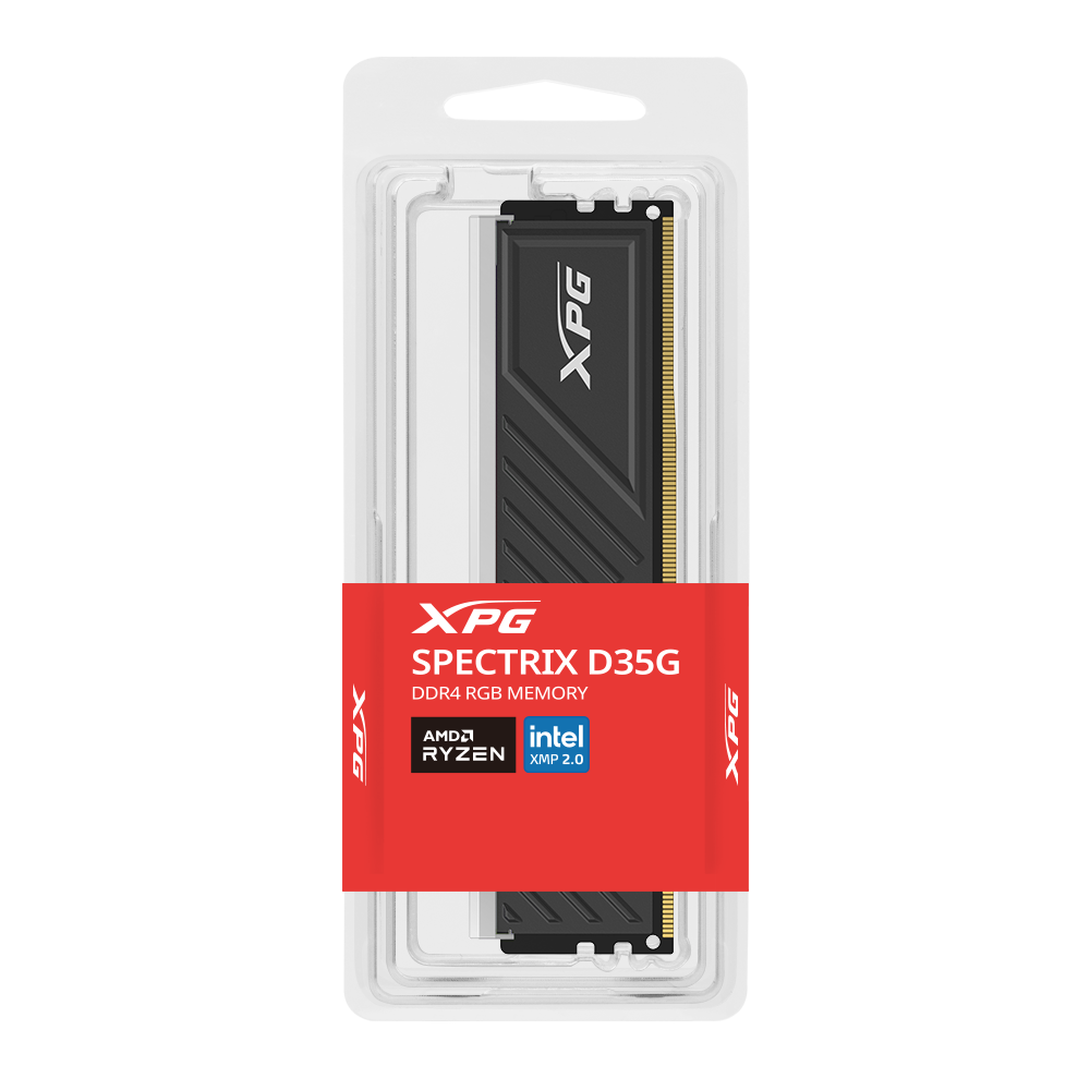 XPG Spectrix D35G RGB DDR4 RAM | 3200MT/s | CL16-18 | 8-32 GB U-DIMM | Low-Profile RGB