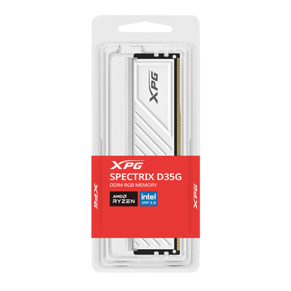XPG SPECTRIX D35G RGB DDR4 3600MHz 16GB CL18 UDIMM 288‑Pins Desktop SDRAM DDR4 Single Channel RAM