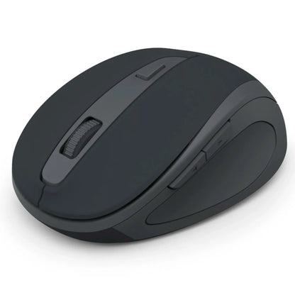 Hama WM-400 Wireless Ergonomic Mouse | 6-Button Optical Quiet Mouse with 2.4 GHz RF | Adjustable DPI | Stowable USB-A Receiver & Eco-Friendly Design