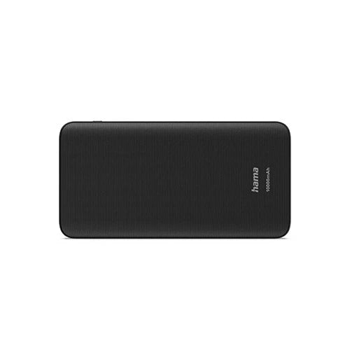 Hama PD10 10000 mAh Power Pack | Fast Charging Portable Power Bank with USB-C & USB-A Outputs | PD & Quick Charge Support | LED Indicator