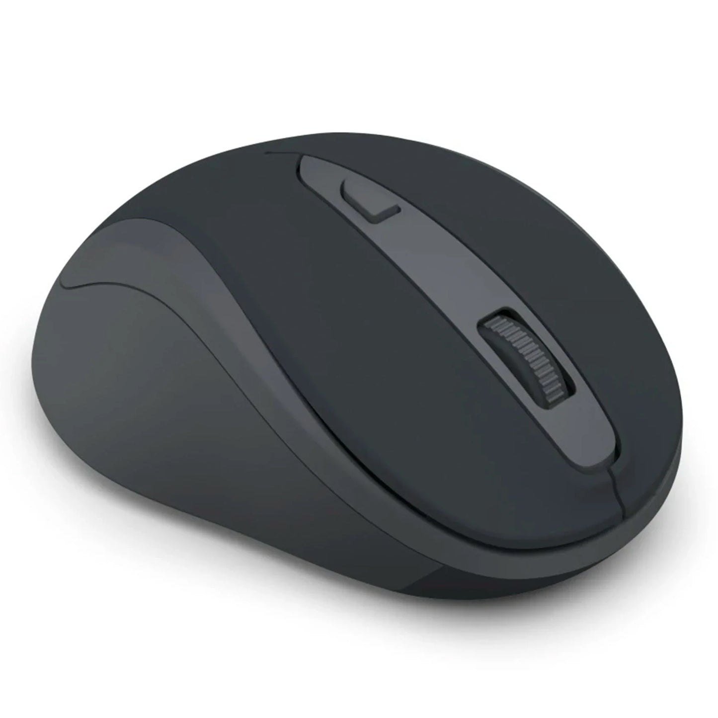 Hama WM-400 Wireless Ergonomic Mouse | 6-Button Optical Quiet Mouse with 2.4 GHz RF | Adjustable DPI | Stowable USB-A Receiver & Eco-Friendly Design