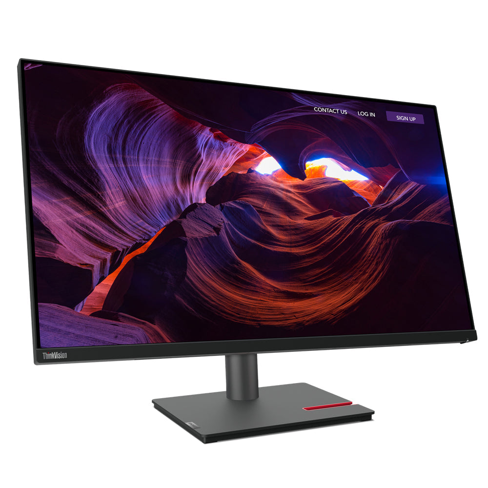 Lenovo ThinkVision P32p‑30 – 31.5″ UHD IPS Monitor, 3840×2160 @60 Hz, USB‑C/Thunderbolt 4 Hub, 100 W PD, 100% sRGB, Factory Calibrated, KVM
