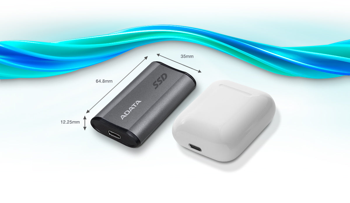 ADATA SE880 External SSD USB 3.2 Gen2x2 Ultra Compact USB-C 2000MB/s Read Write - 4TB