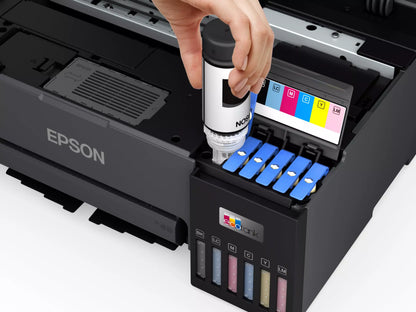 Epson EcoTank L8050 A4 Wi‑Fi Photo Printer | 6‑Color Dye Ink Tank | 5 | 760×1 | 440 dpi | CD/DVD Print | Front Ink Tanks