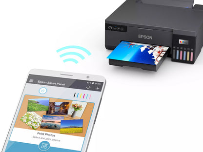 Epson EcoTank L8050 A4 Wi‑Fi Photo Printer | 6‑Color Dye Ink Tank | 5 | 760×1 | 440 dpi | CD/DVD Print | Front Ink Tanks
