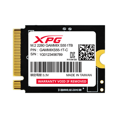 XPG GAMMIX S55 PCIe Gen4 x4 M.2 2230 Solid State Drive | 512GB