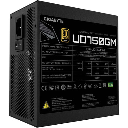 Gigabyte UD750GM 750W 80 PLUS Gold Modular ATX Power Supply