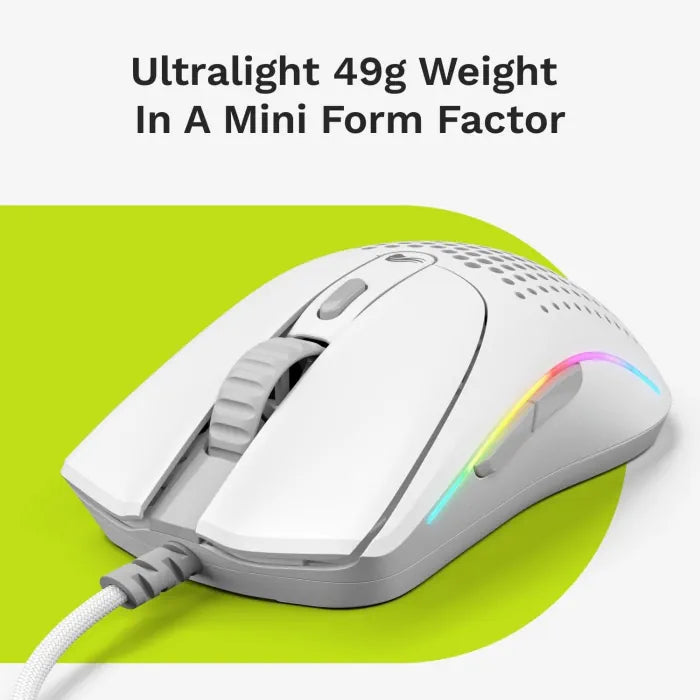 Glorious Model O 2 Wired Gaming Mouse | Ultra-Lightweight 59g | BAMF 2.0 Sensor 26 | 000 DPI | RGB Lighting | 6 Programmable Buttons | Ambidextrous Design | PTFE Feet | Ascended Paracord Cable