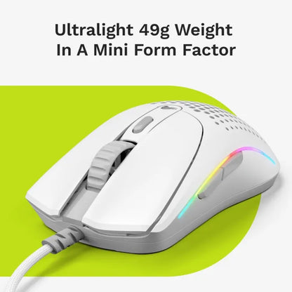 Glorious Model O 2 Wired Gaming Mouse | Ultra-Lightweight 59g | BAMF 2.0 Sensor 26 | 000 DPI | RGB Lighting | 6 Programmable Buttons | Ambidextrous Design | PTFE Feet | Ascended Paracord Cable