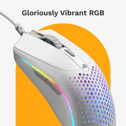 Glorious Model O 2 Wired Gaming Mouse | Ultra-Lightweight 59g | BAMF 2.0 Sensor 26 | 000 DPI | RGB Lighting | 6 Programmable Buttons | Ambidextrous Design | PTFE Feet | Ascended Paracord Cable