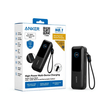Anker Laptop Power Bank 25 | 000mAh | 165W | Black