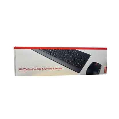 Lenovo 510 Wireless Combo Keyboard & Mouse | Black