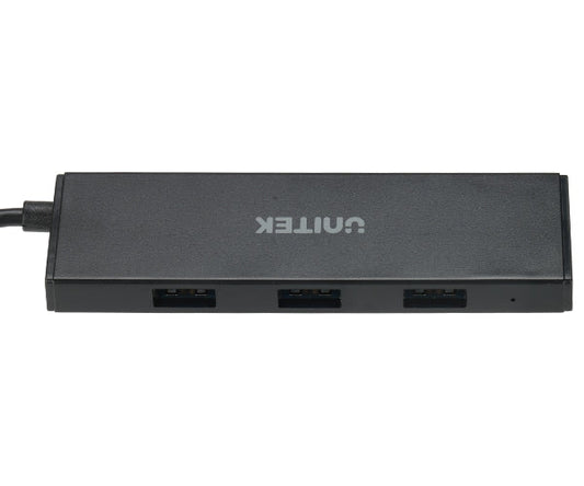UNITEK USB 3.0 Hub | 4-Port USB-A Multi-Port Splitter with USB-C Power Input | LED Indicator | Compact Design | 5V/2A Charging Support
