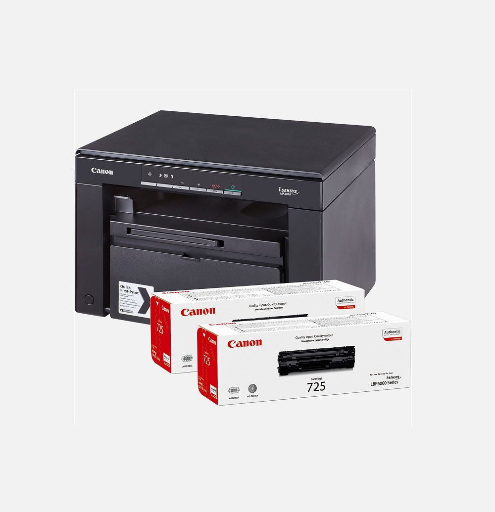 Canon i-SENSYS MF3010 Digital Multifunction Laser Printer and Scanner (Black & White)