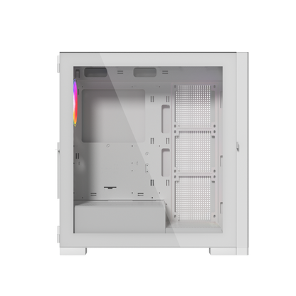 Raptor 290-XL ARCTIC HAWK RGB Mid Tower Case | White