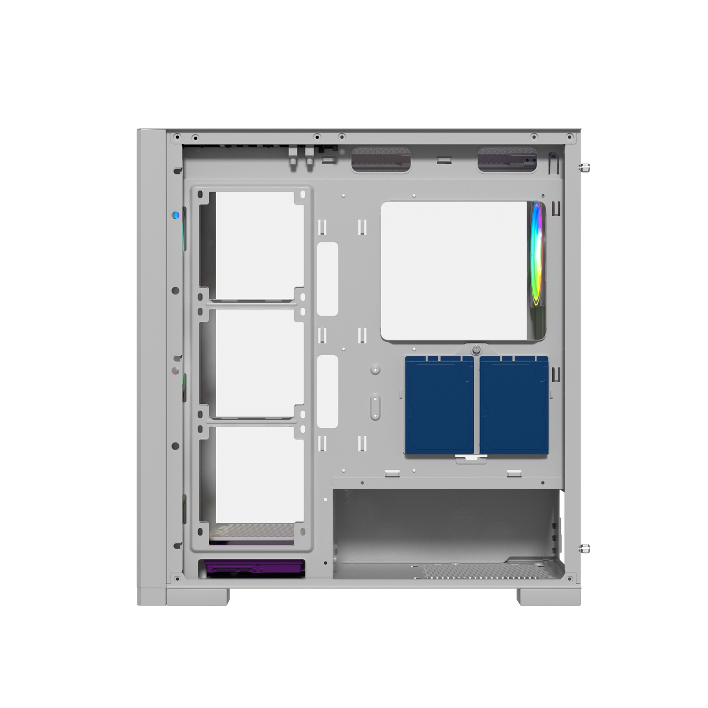 Raptor 290-XL ARCTIC HAWK RGB Mid Tower Case | White
