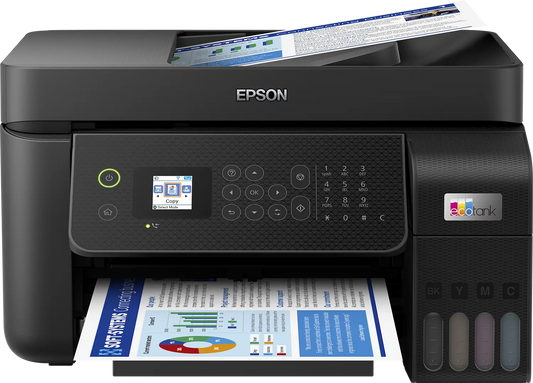 Epson EcoTank L5290 A4 All-in-One Ink Tank Printer | Print | Scan | Copy & Fax | Wi-Fi | Wireless Connectivity | Auto Document Feeder | Ultra-Low Cost Cartridge-Free System with High Page Yield