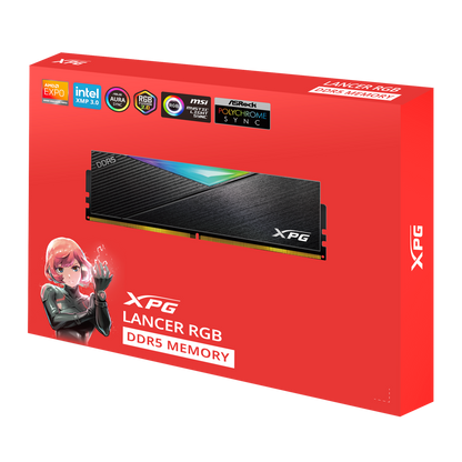 XPG LANCER 32GB (2 x 16GB) 288-Pin PC RAM DDR5 8000 (PC5 64000) Desktop Memory