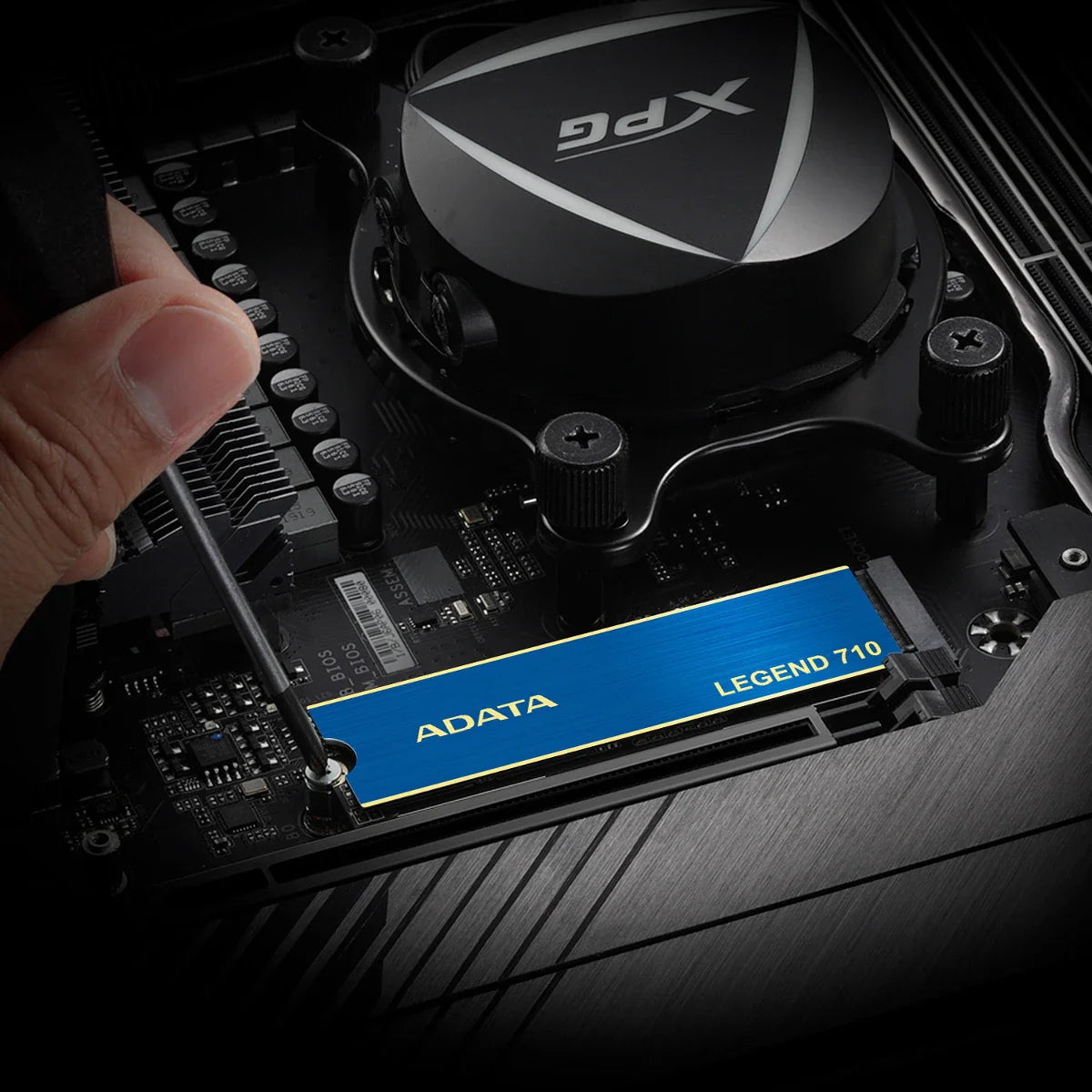 ADATA LEGEND 710 512GB PCIe Gen3x4 NVMe M.2 SSD | Up to 2 | 400/1 | 600MB/s | NVMe 1.4 | HMB | LDPC ECC